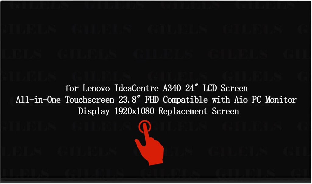 Replacement for Lenovo IdeaCentre A340 24' LCD Screen All in One Touchscreen 23.8' FHD Compatible with All in One PC Monitor Display 1920x1080 Replacement Screen(Touch Version)