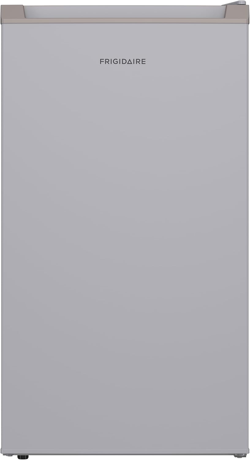 Frigidaire Mini Refrigerator, Compact Freezer Compartment, Adjustable Thermostat Control, Reversible Door, Contemporary Series, 3.2 cu ft, Grey