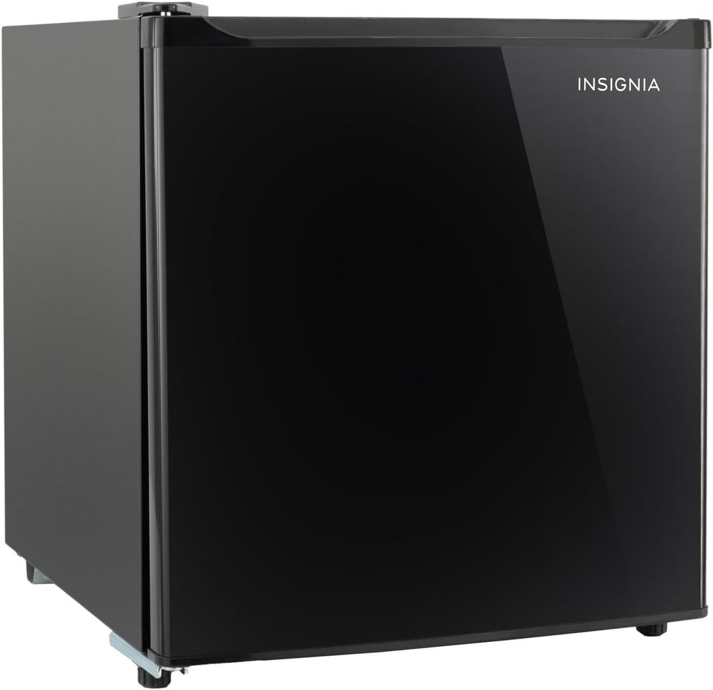 RecPro 1.7 Cu Ft 12V RV Refrigerator | Compact Fridge with Reversible Door, 2L Bottle Door Storage, 7 Temp Settings | Eco-Friendly R600A, Leveling Feet, Wire Shelf | 19.5'H x 17.5'W x 19.8'D