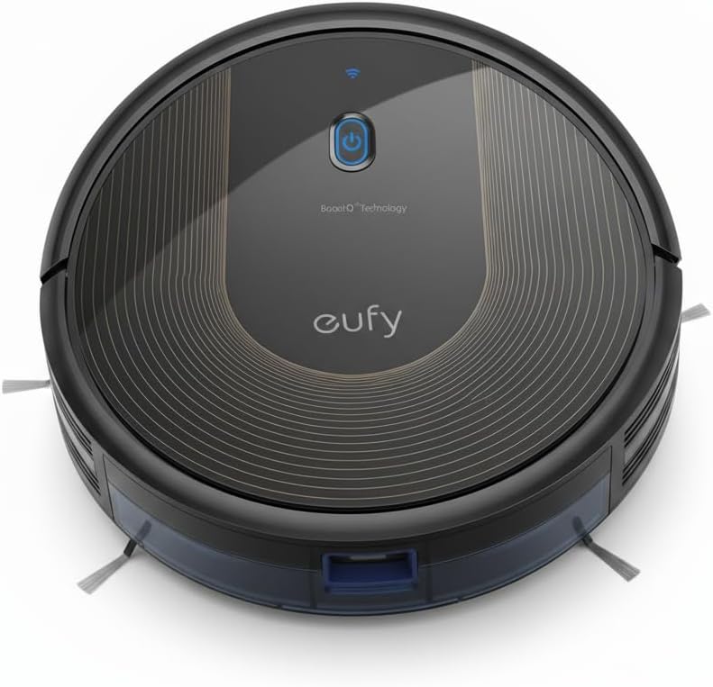 eufy by Anker, BoostIQ RoboVac 30C, Robot Vacuum Cleaner, Wi-Fi, Super-Thin, 1500Pa Suction, Boundary Strips Included, Quiet, Self-Charging Robotic Vacuum, Cleans Hard Floors to Medium-Pile Carpets