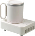 Electric Coffee Cup Warmer for Desk, Smart Coffee Heater Warmer, Electric Beverage Cup for Home Office, Warming Plate for Tea, Milk (Color : White)