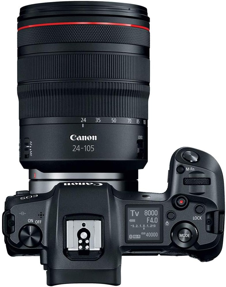Canon EOS R, Vlogging and Content Creator Camera 4K UHD, Digital Single-Lens Non-Reflex AF/AE, 0.76 Magnification, OLED Color Electronic Viewfinder, CMOS Sensor, Mirrorless, Full-Frame (Body Only)