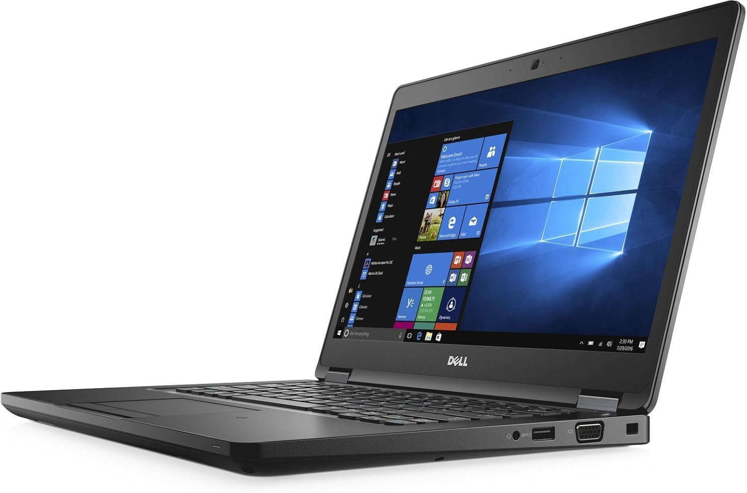 Dell Latitude 5480 Business Laptop | 14.0 inch HD Anti-Glare LCD | Intel Core 7th Generation i7-7600U | 16 GB DDR4 | 256 GB SSD | Windows 11 Pro (Renewed)