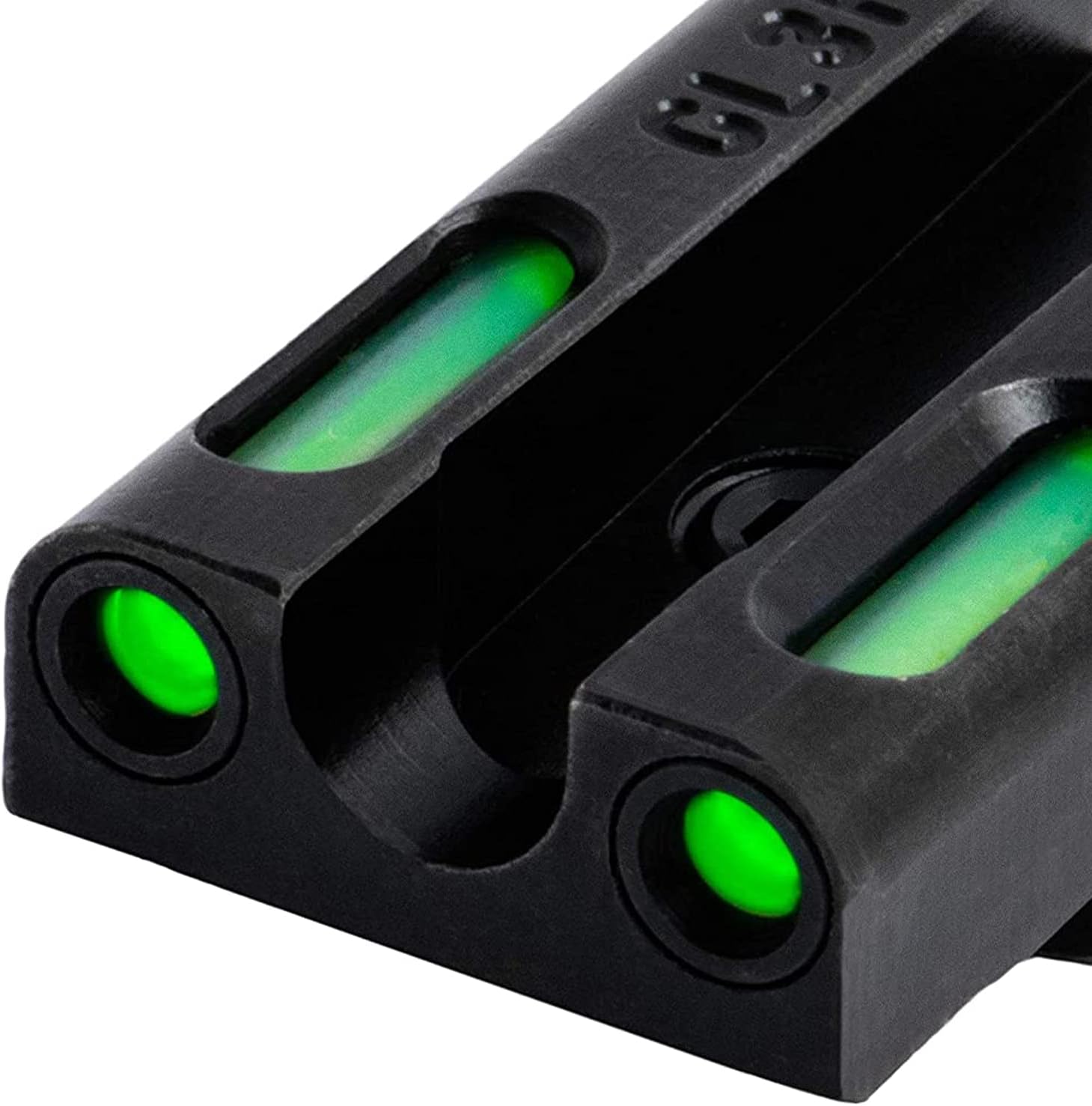 Truglo TFX PRO Handgun Sight, Glowing Shock Proof Tritium and Fiber Optic Night Sight for Handguns, Compact, Durable, and Snag Free Sight