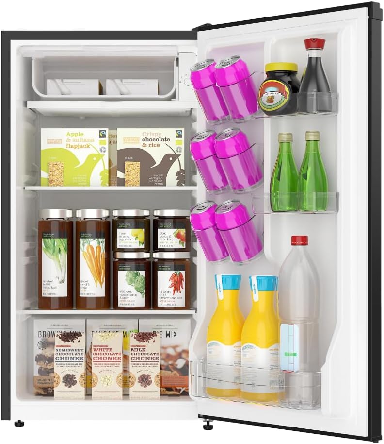 ARCTIC CHEF MINI FRIDGE, 3.2 cu. ft, Black Eraser BOARD