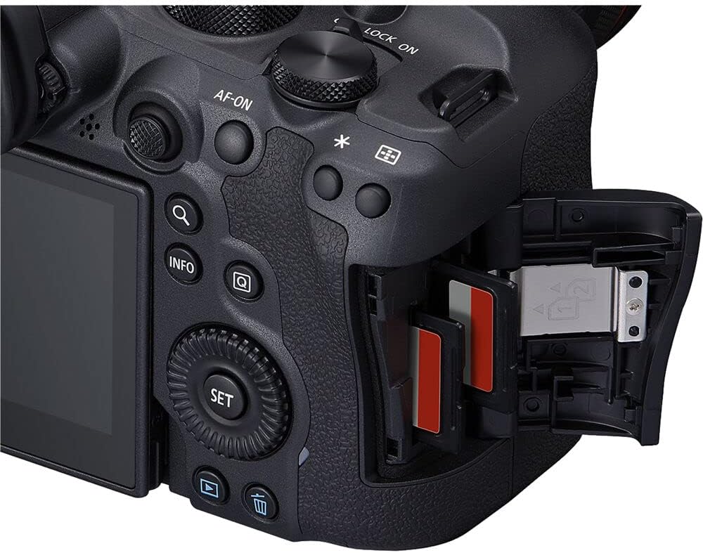 Canon EOS R6 Mark II Full Frame Mirrorless Interchangeable Lens Camera | Official Canon USA Partner Model | Body 5666C002 Bundle with Deco Gear Photography Bag + Microphone + Monopod + Software