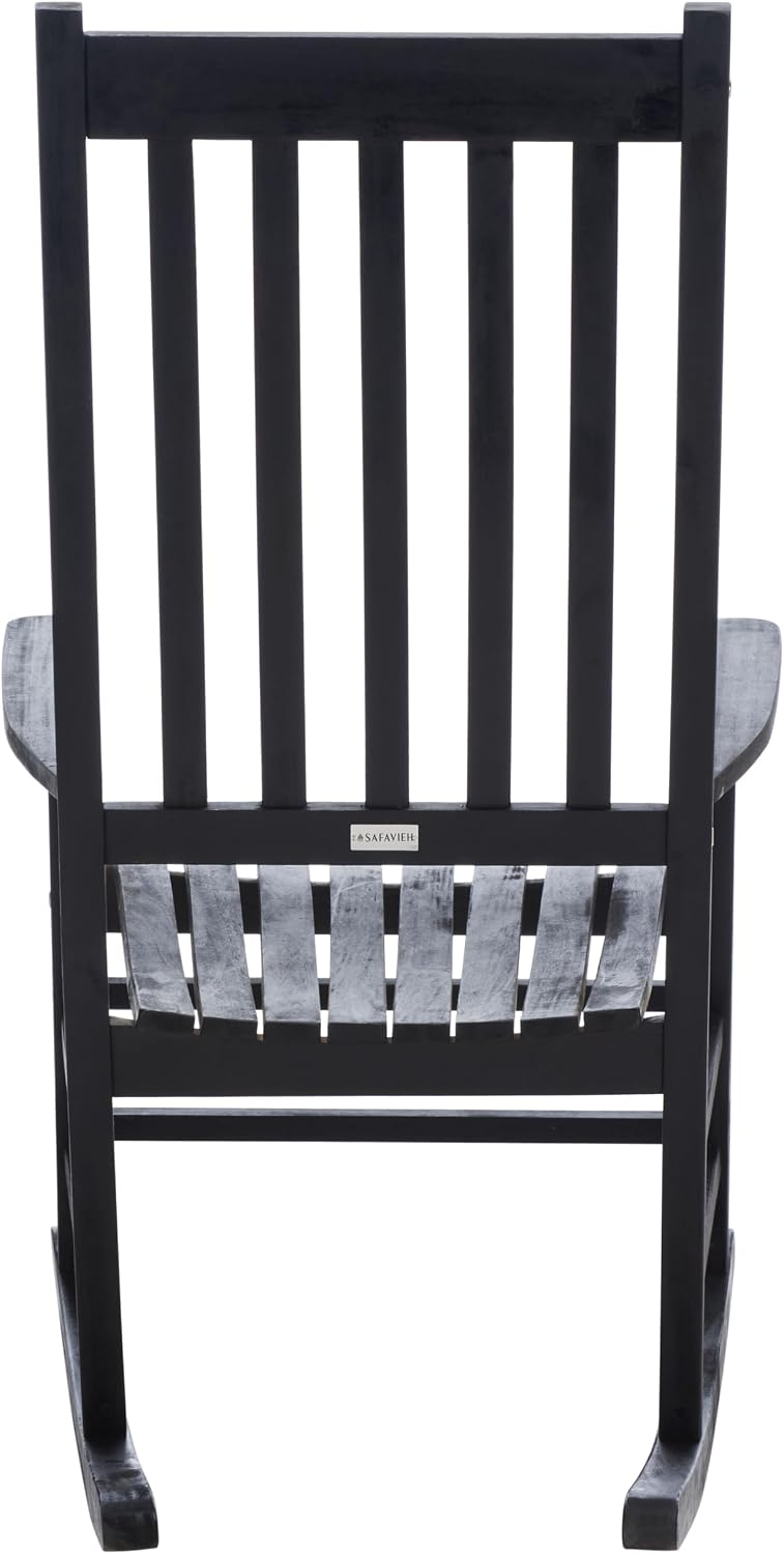 SAFAVIEH Outdoor Collection PAT7002 Chair, Black