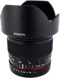 Rokinon 10mm F2.8 ED AS NCS CS Ultra Wide Angle Lens Canon EF-S Type for Canon Digital SLR Cameras (10M-C), Black