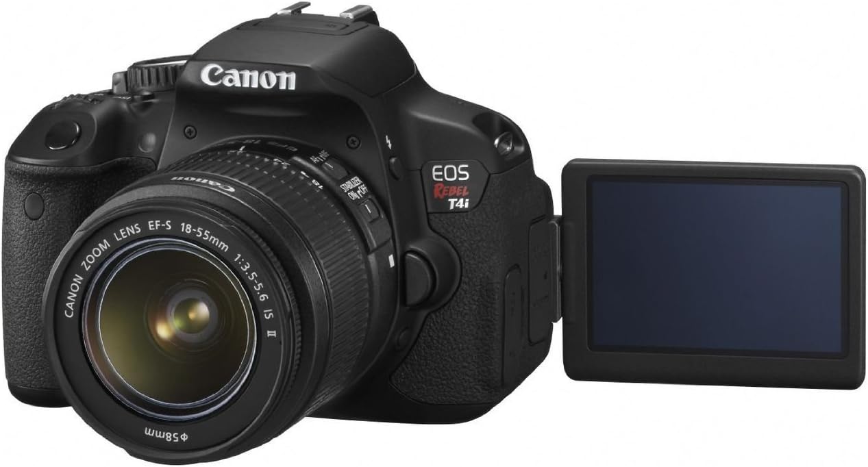 Canon 6558B003 EOS Rebel T4i 18-135mm is TM Lens Kit 18MP SLR Camera with 3-Inch LCD Body (Black)