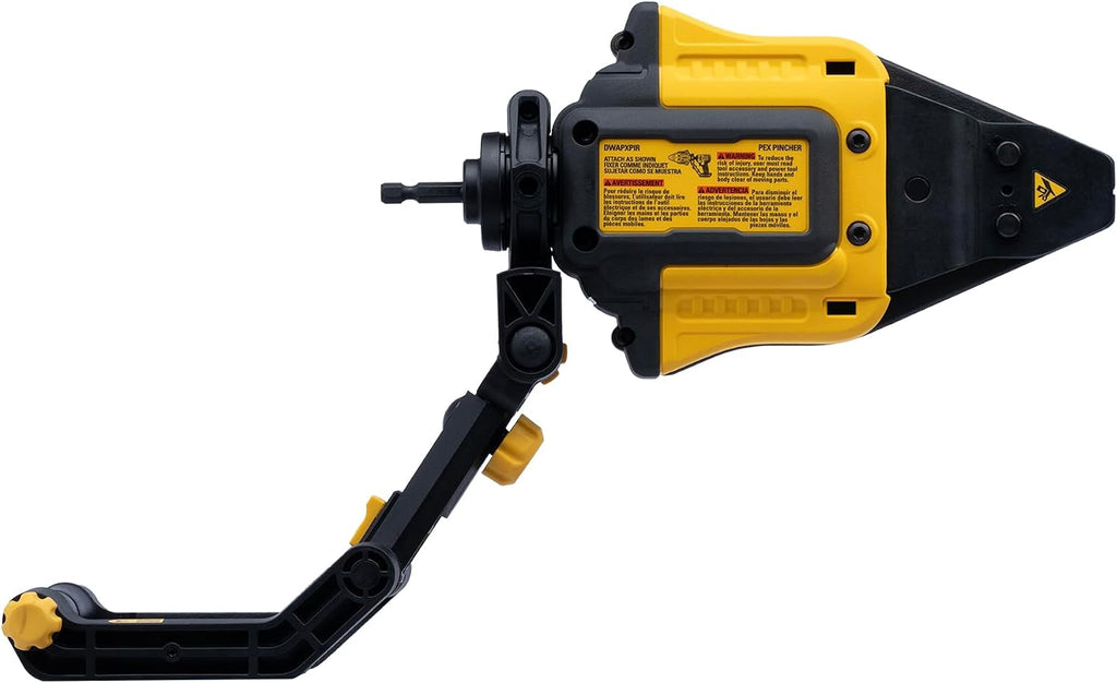 DEWALT IMPACT CONNECT PEX Pinch Clamp Attachment for Impact Driver, Plumbing Tool (DWAPXPIR)