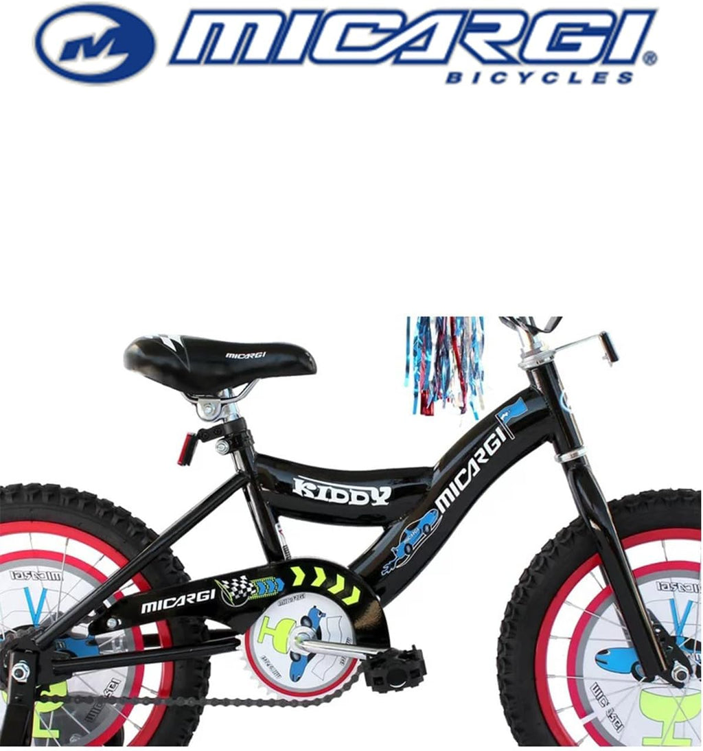 MICARGI Dragon/Ellie/Kiddy BMX Kids Bike 3-12 Age Boys Girls 16 20 inch with Kickstand Kids'Cruiser Bike with Coaster Brake Bell and Training Wheels Multiple Colors