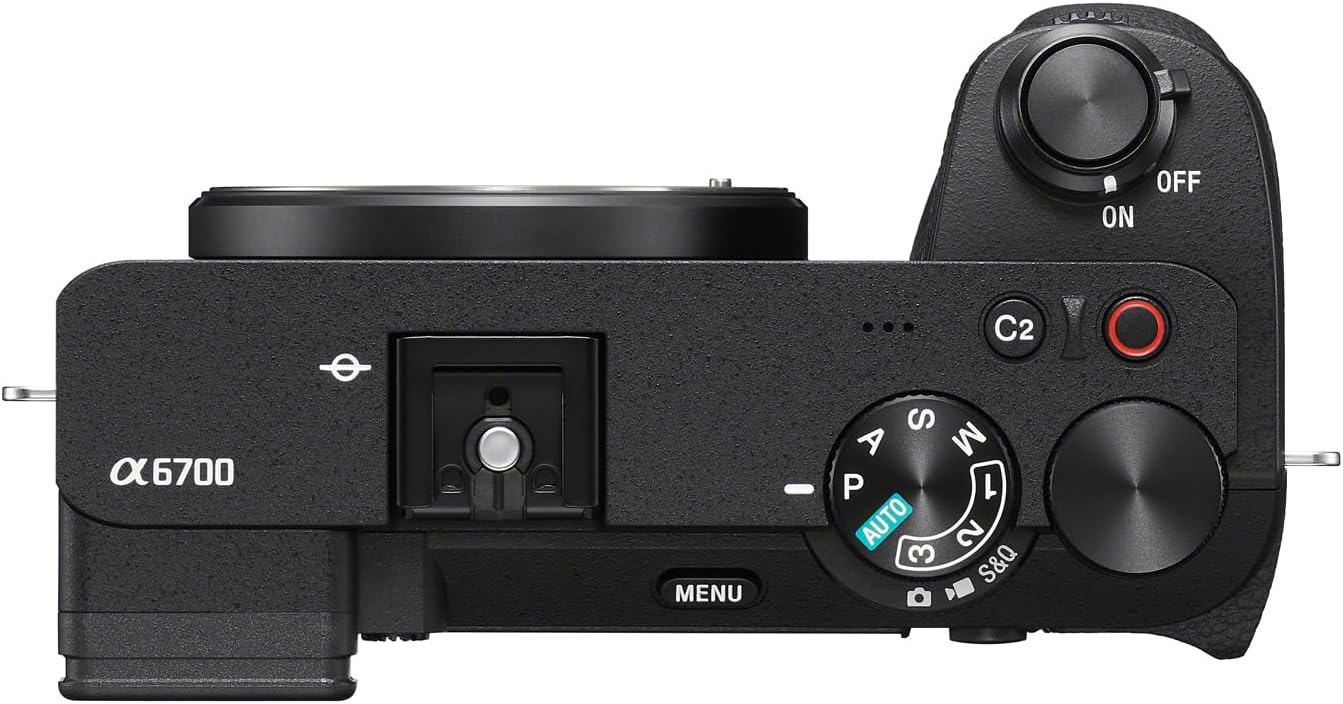 Sony Alpha 6700 – APS-C Interchangeable Lens Camera with 26 MP Sensor, 4K Video, AI-Based Subject Recognition, Log Shooting, LUT Handling and Vlog Friendly Functions, Black