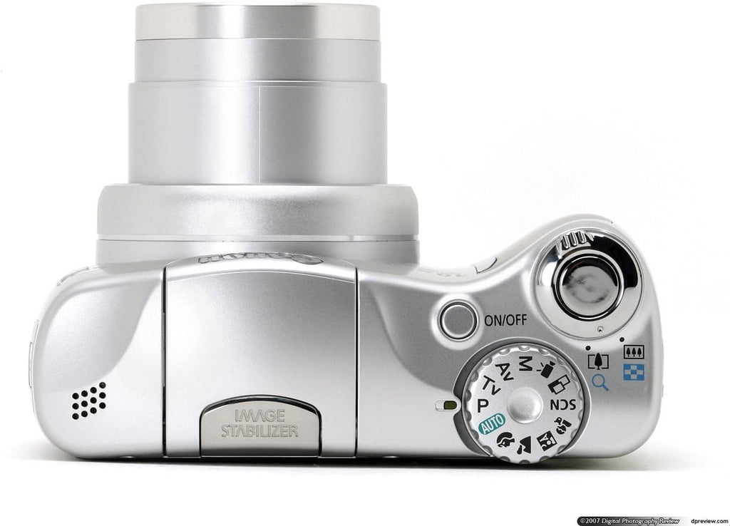 Canon PowerShot SX100IS 8MP Digital Camera with 10x Optical Image Stabilized Zoom (Silver)