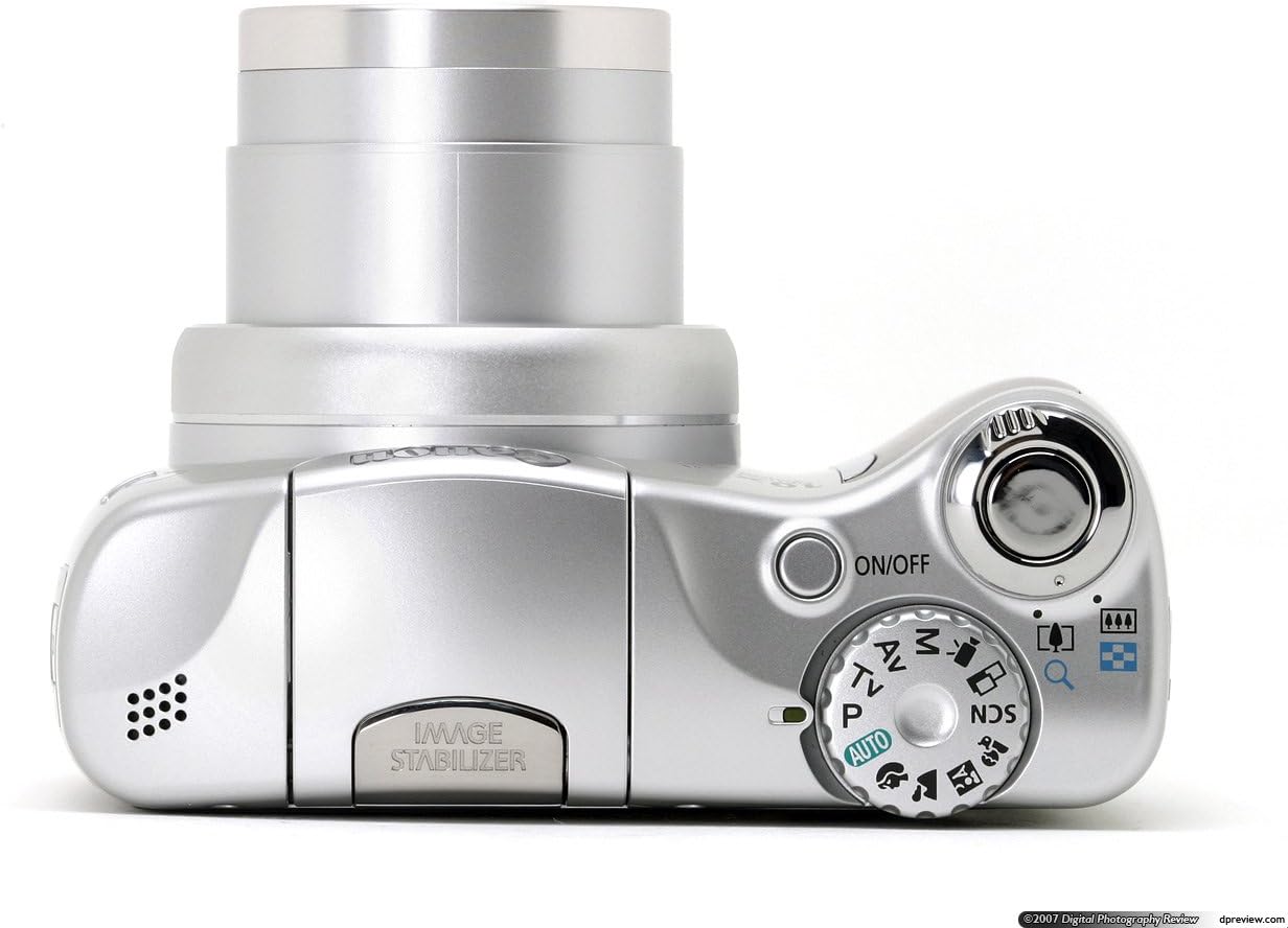 Canon PowerShot SX100IS 8MP Digital Camera with 10x Optical Image Stabilized Zoom (Silver)