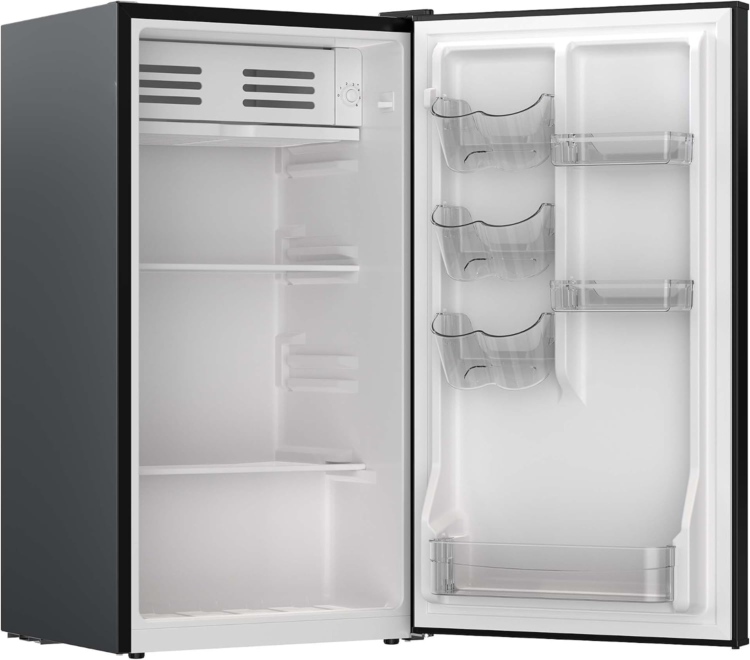 Frigidaire Refrigerator-Retro Mini Fridge Energy Saving-Adjustable Thermostat Control- Ideal for Dorm, Office, RV, Garage, Apartment 3.1 Cu Ft, ONYX