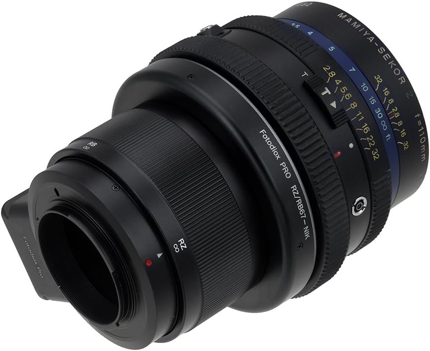Fotodiox Pro Lens Mount Adapter Compatible Mamiya RB67 and RZ67 Lenses to Nikon F-Mount Cameras