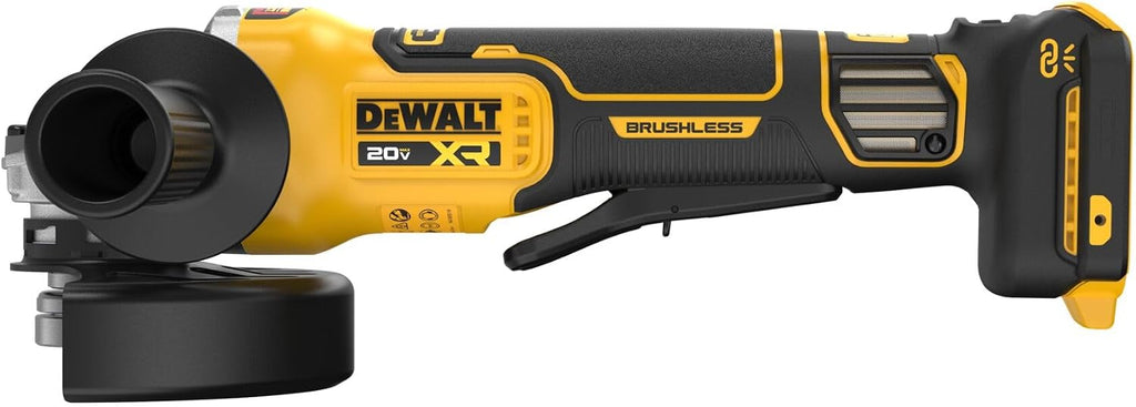 DEWALT 20V MAX* XR Brushless Cordless 4-1/2 in. - 5 in. Variable Speed Paddle Switch Grinder (Tool Only) (DCG410VSB)