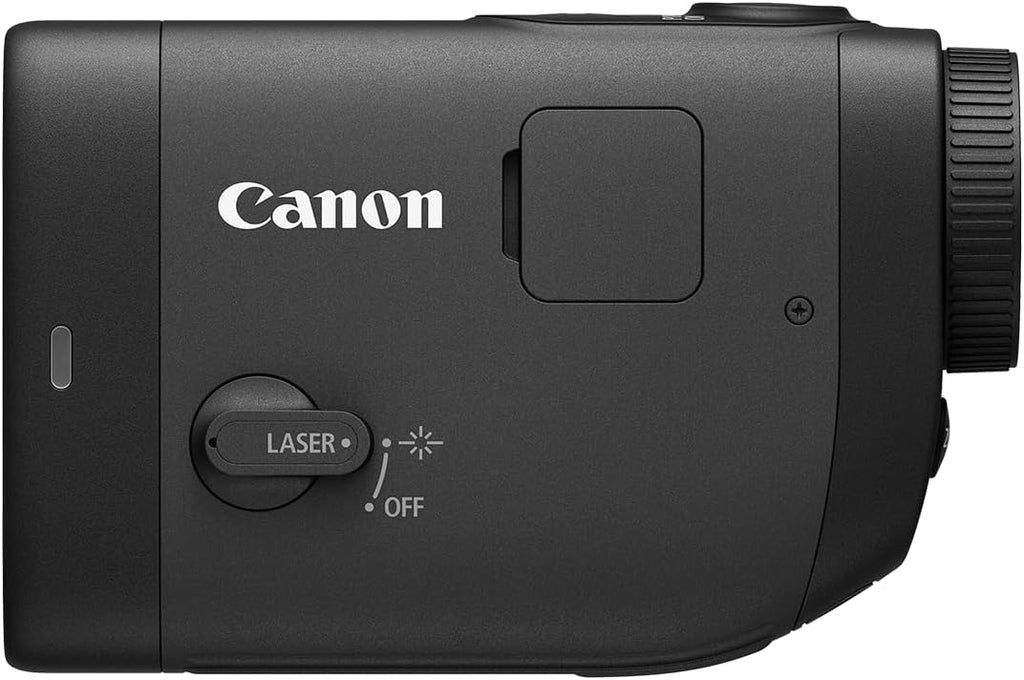 Canon PowerShot Golf Digital Laser Rangefinder, 6–12× Zoom Monocular, Slope Correction, Image Stabilization, Built‑in Camera (Photo & Video), IPX4 Water‑Resistant, Compact for Precision Golf, Black