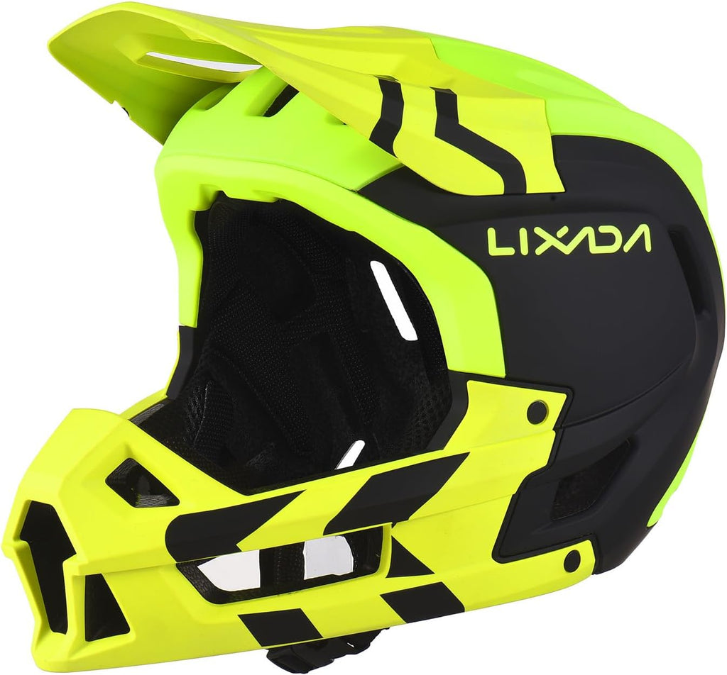 Lixada Adult Bike Helmet Full Face Mountain Bike Helmet Lightweight Bicycle Helmet Adult Cycling Helmet for Men Women 59-62CM