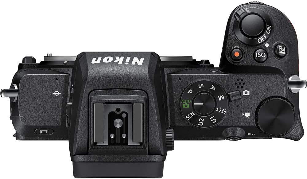 Nikon Z50 Compact Lightweight Mirrorless Camera with 16-50mm and 50-250mm Lenses + ENEL25 Replacement Battery + Extreme PRO 64GB Card+ UV Lens Filter + Photo Editing Software + More