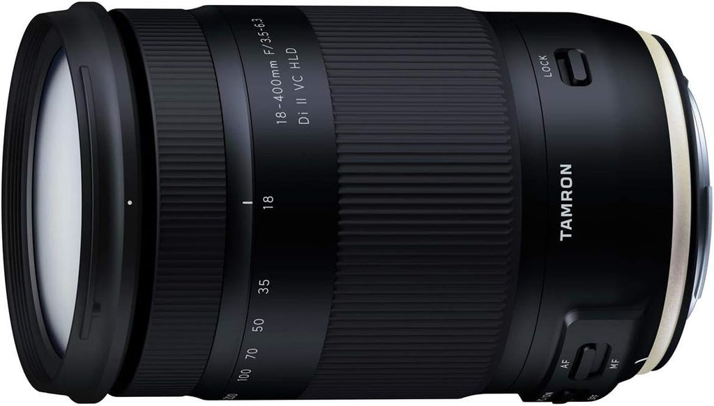 Tamron 18-400mm F/3.5-6.3 DI-II VC HLD All-In-One Zoom For Canon APS-C Digital SLR Cameras (6 Year Limited USA Warranty)