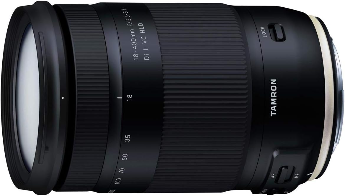 Tamron 18-400mm F/3.5-6.3 DI-II VC HLD All-In-One Zoom For Canon APS-C Digital SLR Cameras (6 Year Limited USA Warranty)