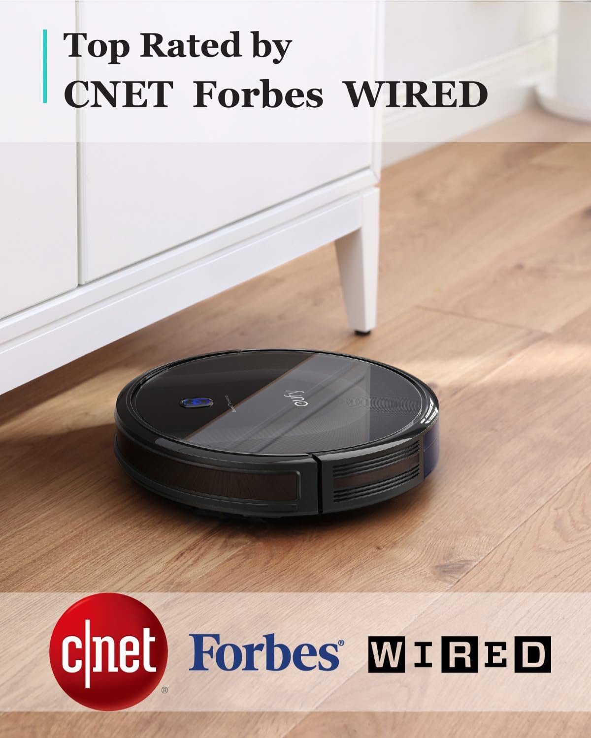 eufy Certified Like-New BoostIQ RoboVac 11S MAX Robot Vacuum Cleaner, Super-Thin, Powerful Suction, Quiet, Self-Charging, Cleans Hard Floors to Medium-Pile Carpets, Black (Renewed)