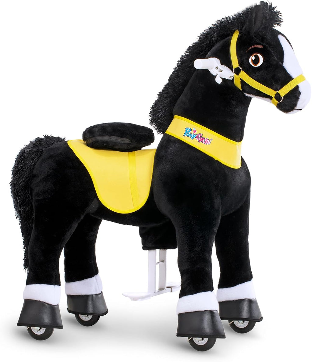 PonyCycle Pony Cycle 4-7 Ride on Pony Toy Spring Rocking Horse Riding Toy No Battery Required (35.4' Height/Size 4) Horse Rider Ride on Toys Bouncy Animals Toddlers Spirit Horse E438