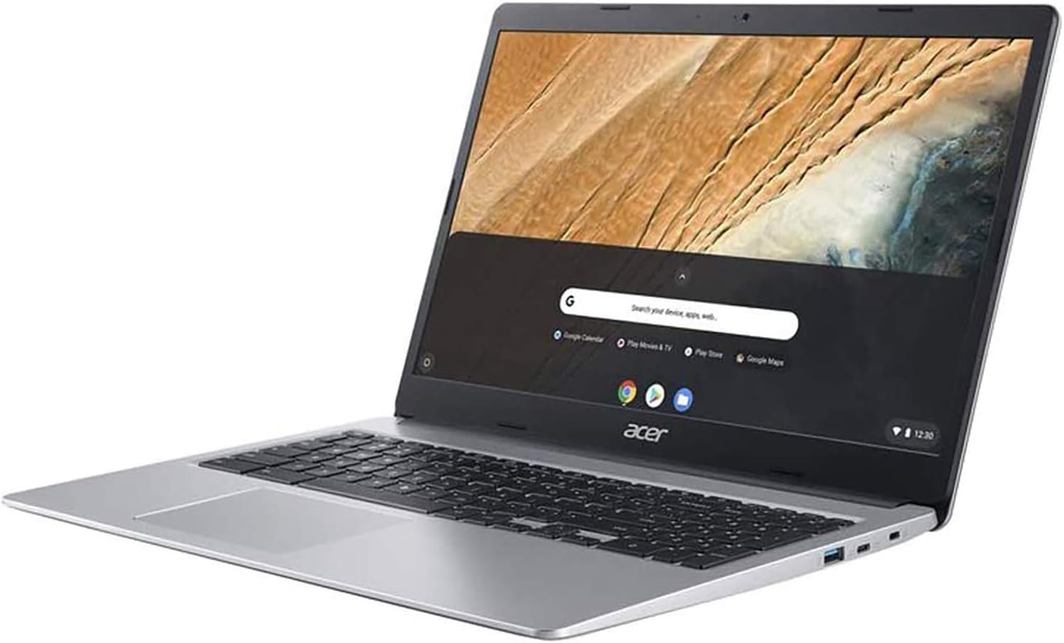 Acer Chromebook 315 Laptop Computer/ 15.6' Screen for Business Student/Intel Celeron N4000 up to 2.6GHz/ 4GB DDR4/ 32GB eMMC/AC WiFi/Work from Home/Silver/Chrome OS (Renewed)