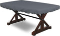Covers & all Poker Table Cover 12 Oz Waterproof - 100% Weather Resistant Outdoor Game Table Cover with Elastic at 4 Sides (94' W x 44' D x 8' H Inches, Grey)