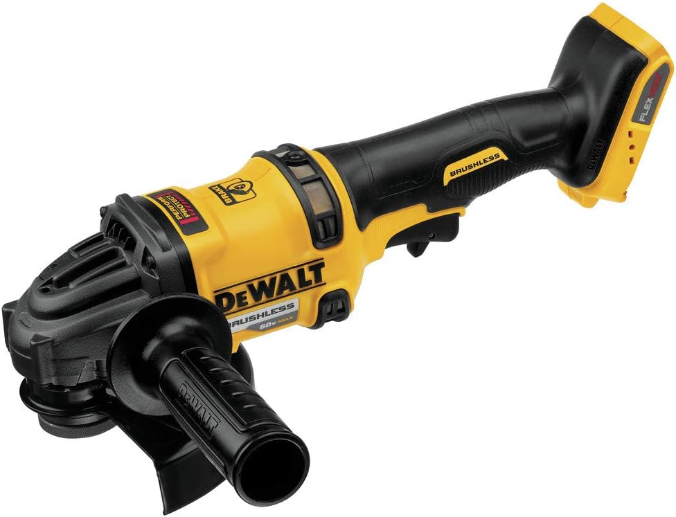 DEWALT FLEXVOLT 60V MAX* Angle Grinder with Kickback Brake, Tool Only (DCG414B)