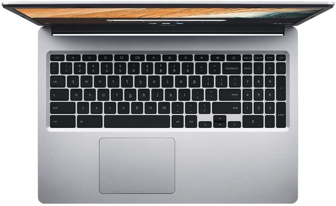 Acer Chromebook 315 Laptop Computer/ 15.6' Screen for Business Student/Intel Celeron N4000 up to 2.6GHz/ 4GB DDR4/ 32GB eMMC/AC WiFi/Work from Home/Silver/Chrome OS (Renewed)