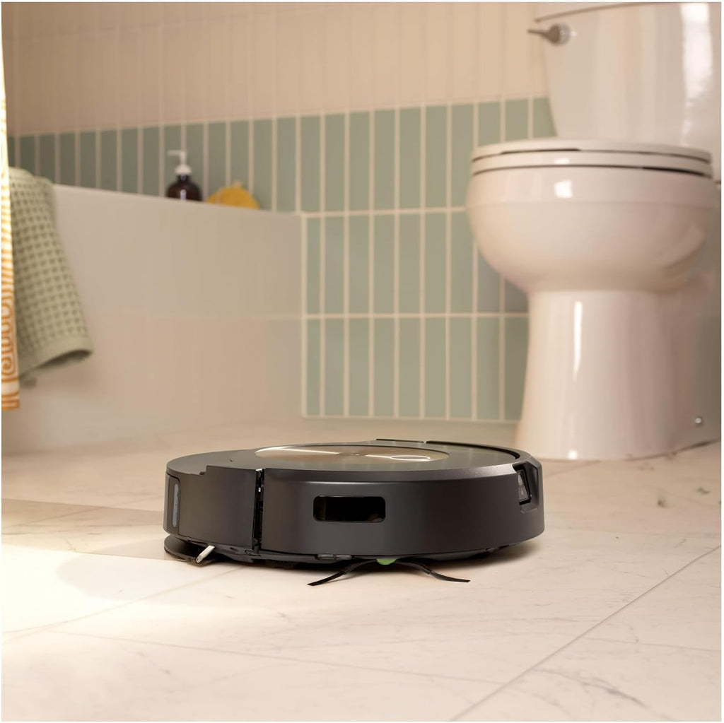 iRobot Roomba j9+ Self-Emptying Robot Vacuum – Powerful Suction, Identifies and Avoids Obstacles Like Waste, Self-Empties for 60 Days, Best for Homes with Pets, Smart Mapping, Works with Alexa