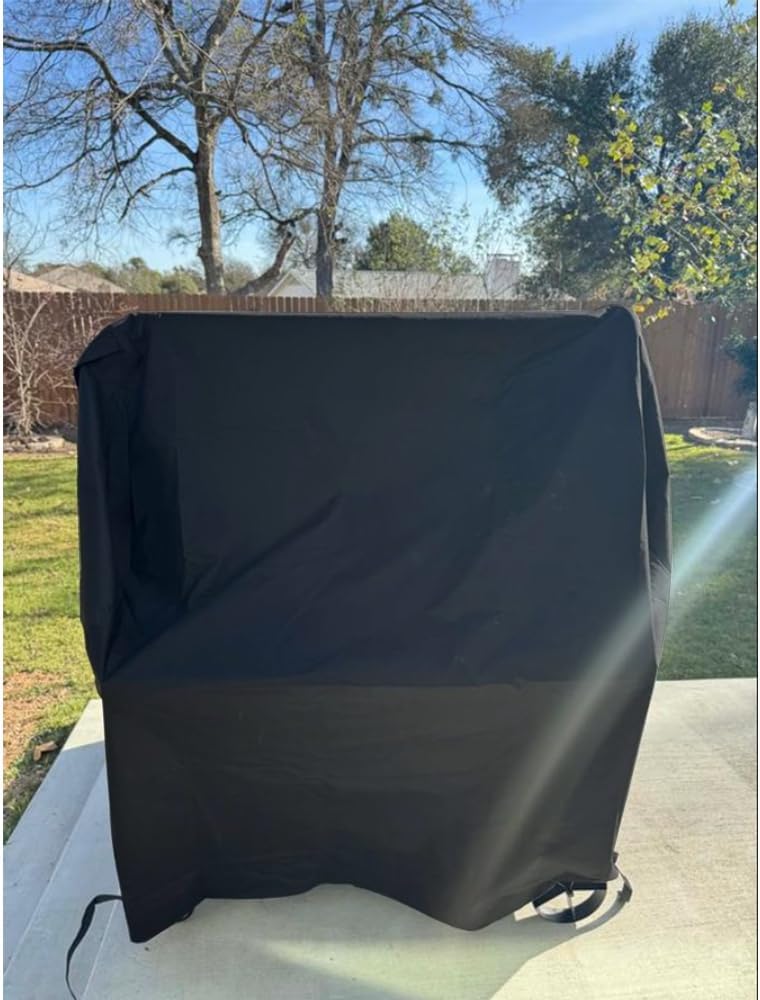 Santa Maria Grill Cover for Argentine Santa Maria Wood Fire Charcoal Steel BBQ Grill Waterproof Heavy Duty Cover 46' L x 25' W x 57' H