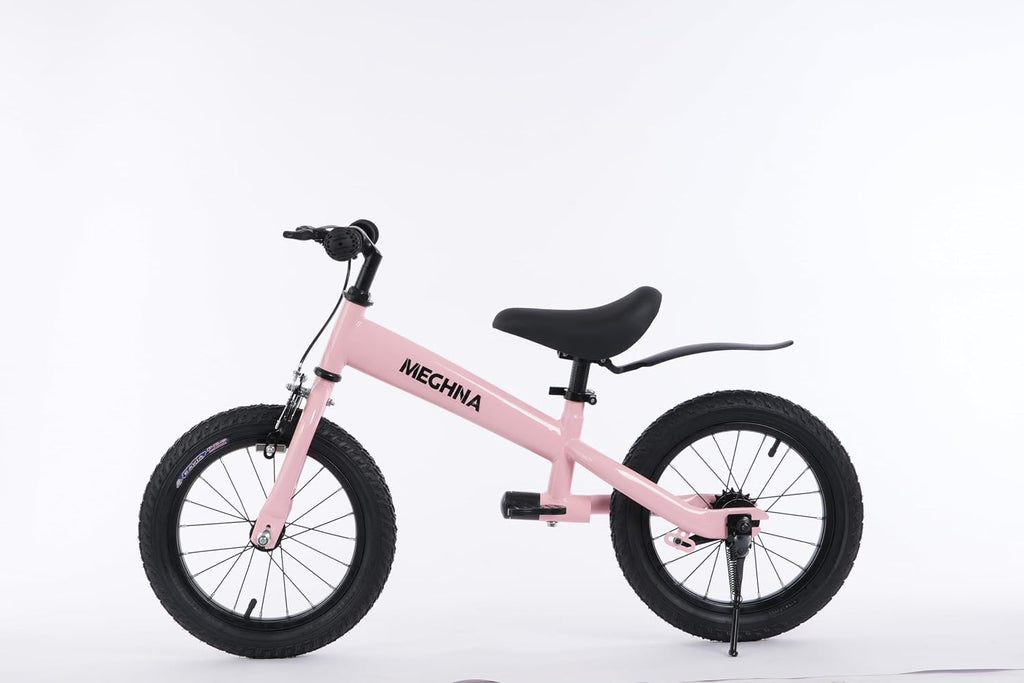 3-in-1 Montessori Balance Bike,Tri-Purpose of Kids Balance Bikes and Toddler Tricycles/Bikes，for 2 3 4 5 6 7 Years Old-14 inch Balance Bike with Training Theory, Pedal Kit, Training Wheels,Brakes