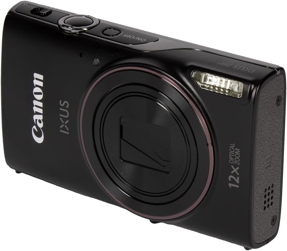 Canon IXUS 285 HS A (PowerShot Elph 360 HS A) Digital Camera (Black) (Refurbished)