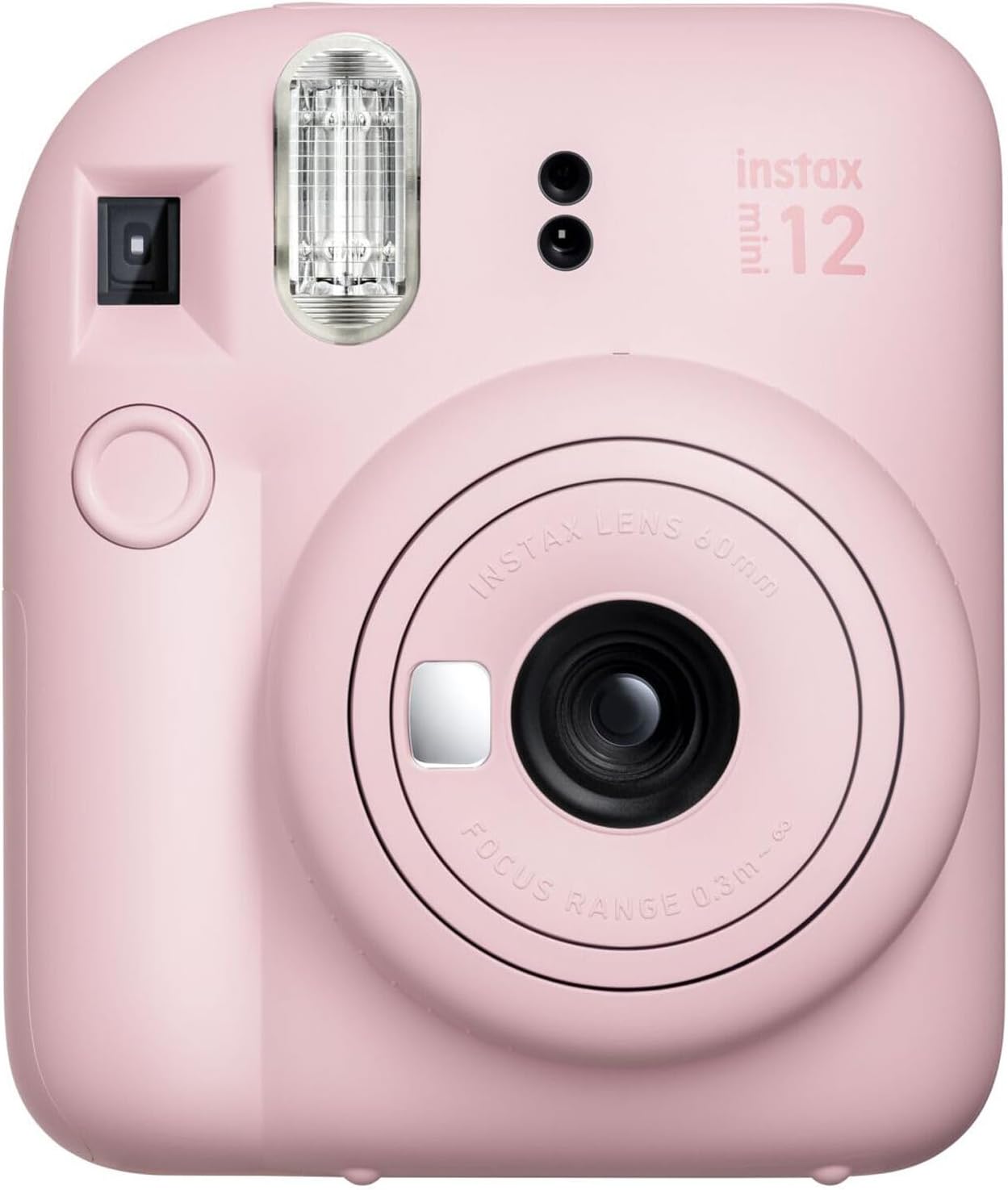 FUJIFILM INSTAX MINI 12 Film Camera Blossom Pink Bundle with Instant Film 60 Photo Sheets with Camera Case and Accessories Ideal Gift for Kids, Teenage Girl & Adults
