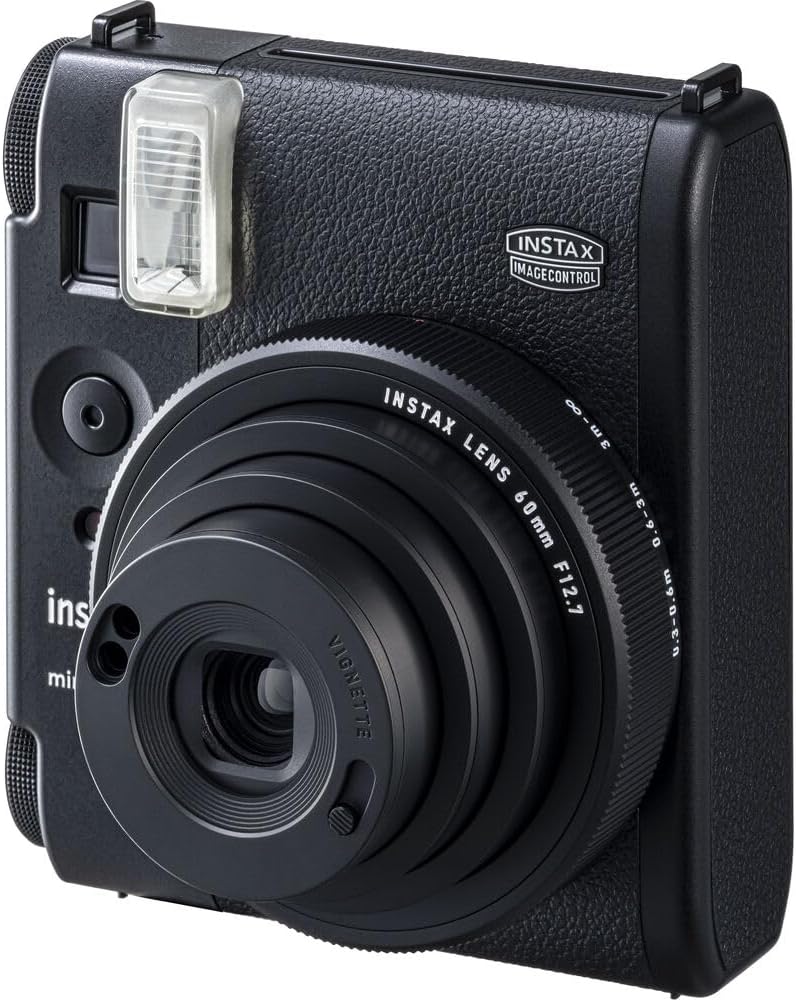 Fujifilm Instax Mini 99 Instant Camera Bundle with Vintage Style Compatible Carrying Case - Black + More