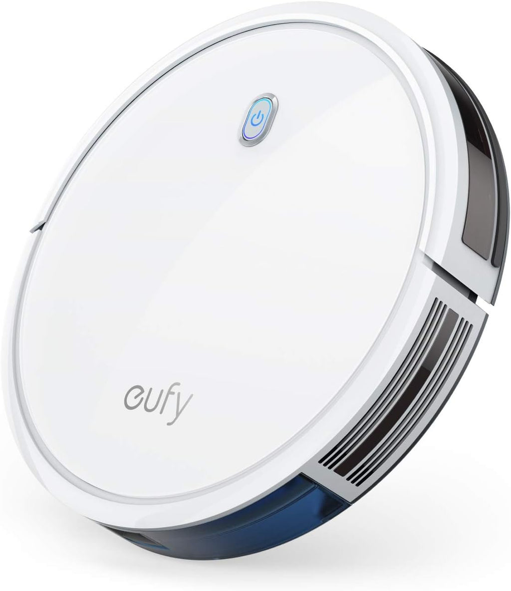 eufy Anker RoboVac 11S, Robotic Vacuum Cleaner, Equipped with BoostIQ, Ultra Thin, Strong Suction, Quiet Design, Auto Charging, Fall Prevention, Collision Prevention, White'