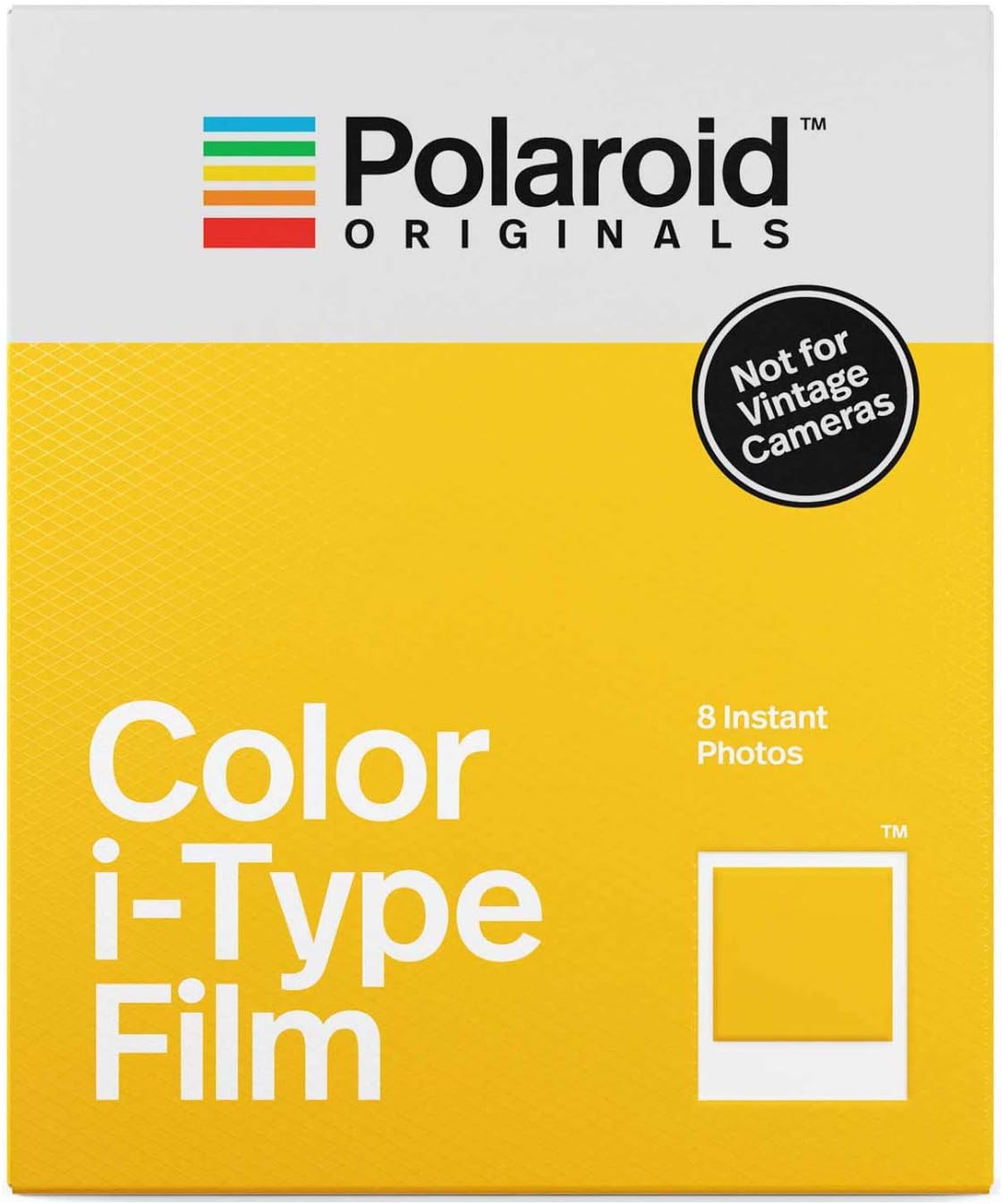 Polaroid Originals Now Viewfinder i-Type Instant Camera (Black) Bundle with Color Instant Film for i-Type Cameras (8 Exposures) and Film Kit with Magnetic/Hanging Frames and Storage Box (3 Items)