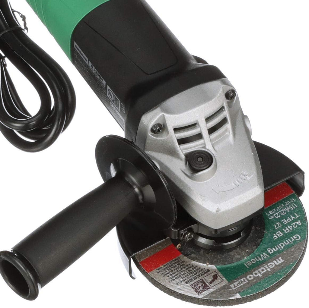 Metabo HPT 4-1/2-Inch Angle Grinder, Includes 5 Grinding Wheels & Hard Case, 6.2-Amp Motor, Compact & Lightweight, G12SR4 (Pack of 3)
