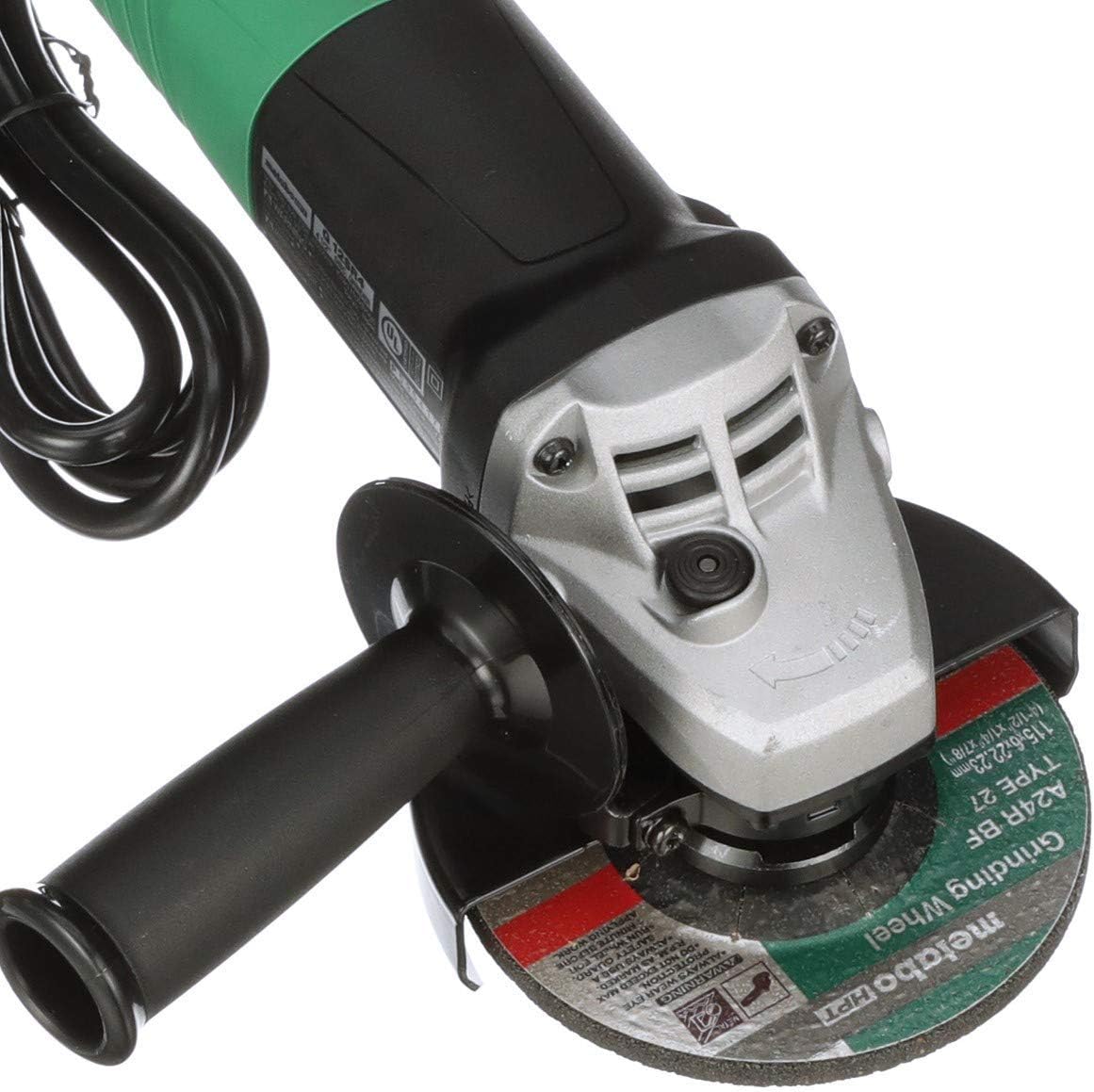 Metabo HPT 4-1/2-Inch Angle Grinder, Includes 5 Grinding Wheels & Hard Case, 6.2-Amp Motor, Compact & Lightweight, G12SR4 (Pack of 3)