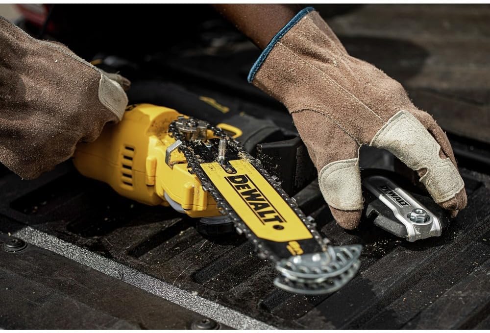 DEWALT 20V MAX 8 inch Brushless Cordless Pruning Chainsaw with 3 Ah Battery Included (DCCS623L1)