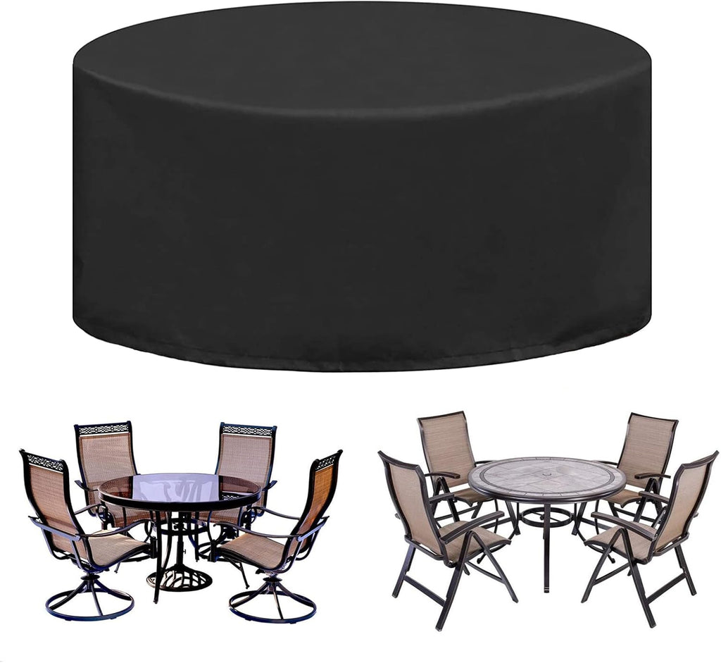 Garden Table Cover Heavy Duty 102' D x 30' H, Extra Large Outdoor Furniture Set Covers, 100% Waterproof Outdoor Couch Cover, 420D All Weather Protection Covers (260x75cm)