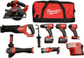 2997-27 M18 18-Volt Lithium-Ion Brushless Cordless Combo Kit (7-Tool) W/ (2) 5.0 Ah Batteries, (1) Charger, (2) Tool Bags