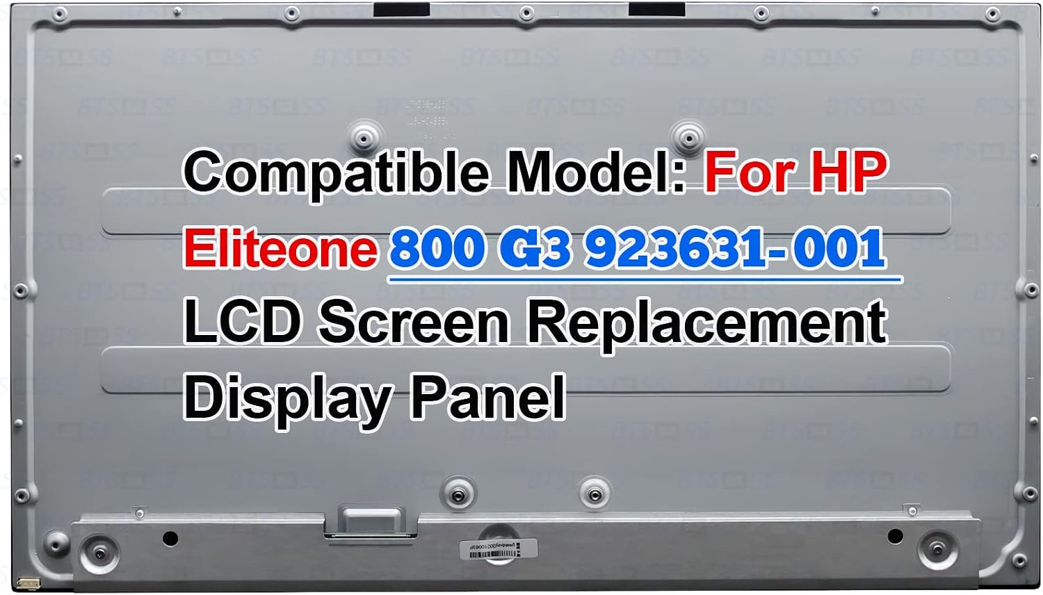 Replacement LTM238HL06 LCD Display Screen Panel for HP Eliteone 800 G3 923631-001 23.8' LCD Screen Compatible with All in One PC Monitor Display 1920x1080 Replacement Screen