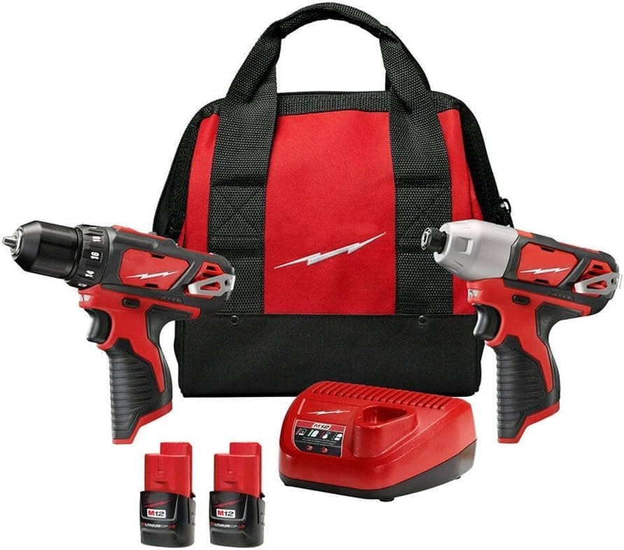 M12 12-Volt Lithium-Ion Cordless Drill Driver/Impact Driver Combo Kit (2-Tool) with Free M12 1.5Ah Battery (2-Pack)