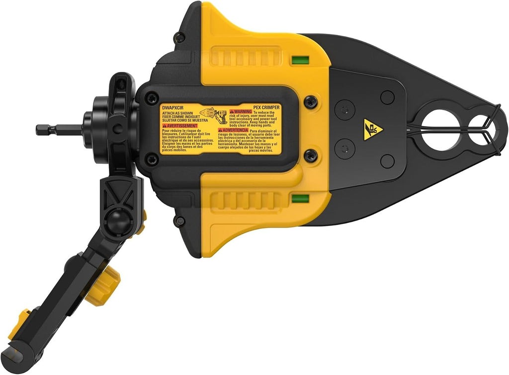 DEWALT IMPACT CONNECT PEX Crimp Ring Attachment for Impact Driver, Plumbing Tool (DWAPXCIR)