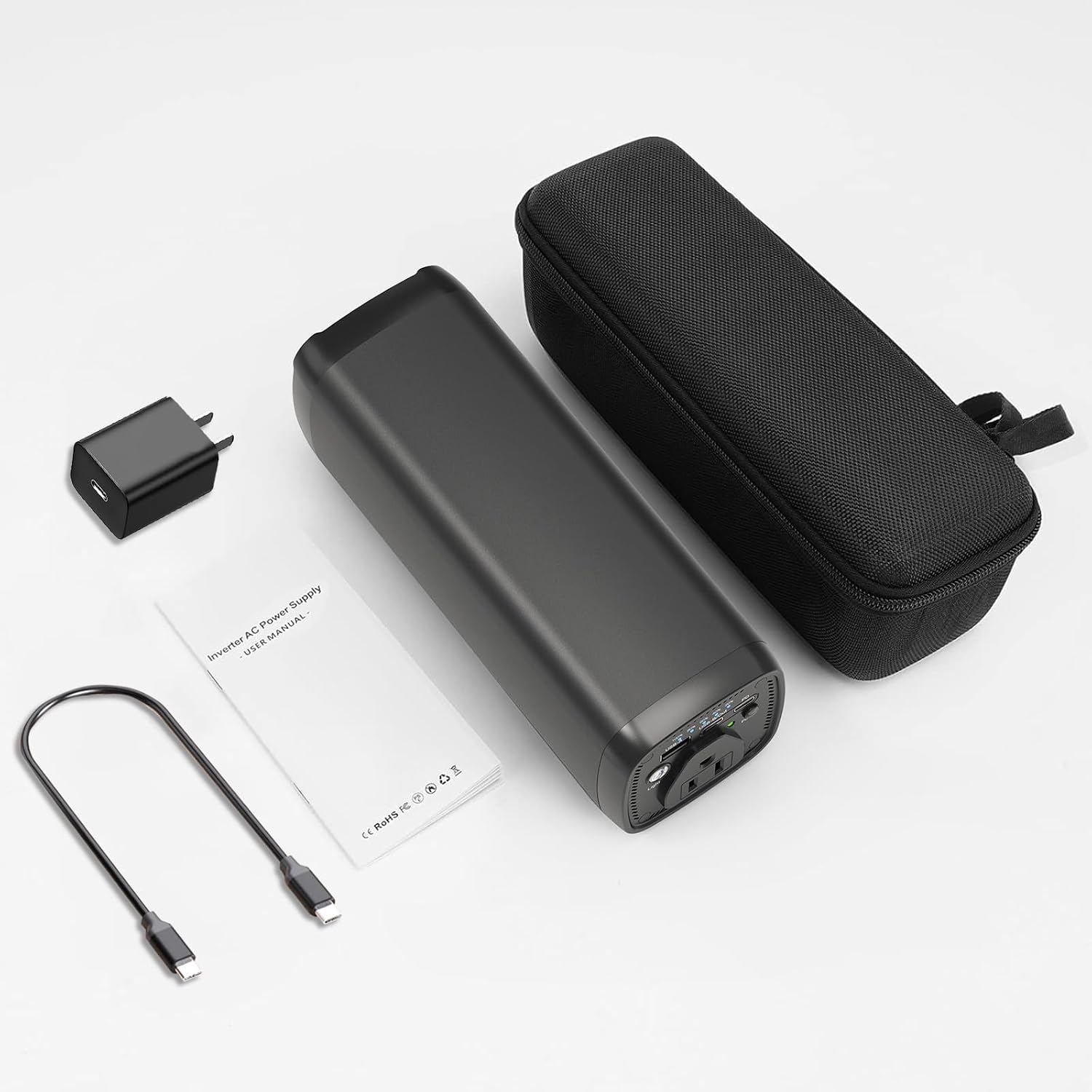 PAFISH Portable Power Bank with AC Outlet,31200mAh with 4 Output Travel Laptop Power Station,External Battery Pack for Outdoors Travel Emergency,Power Bank for HP, Notebooks, MacBook,Drone,Camera