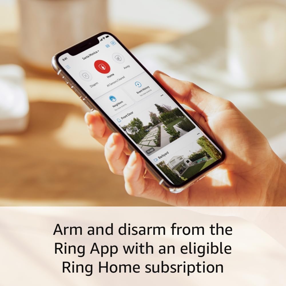 Ring Alarm 5-Piece Kit with Ring Outdoor Cam Plus, Battery